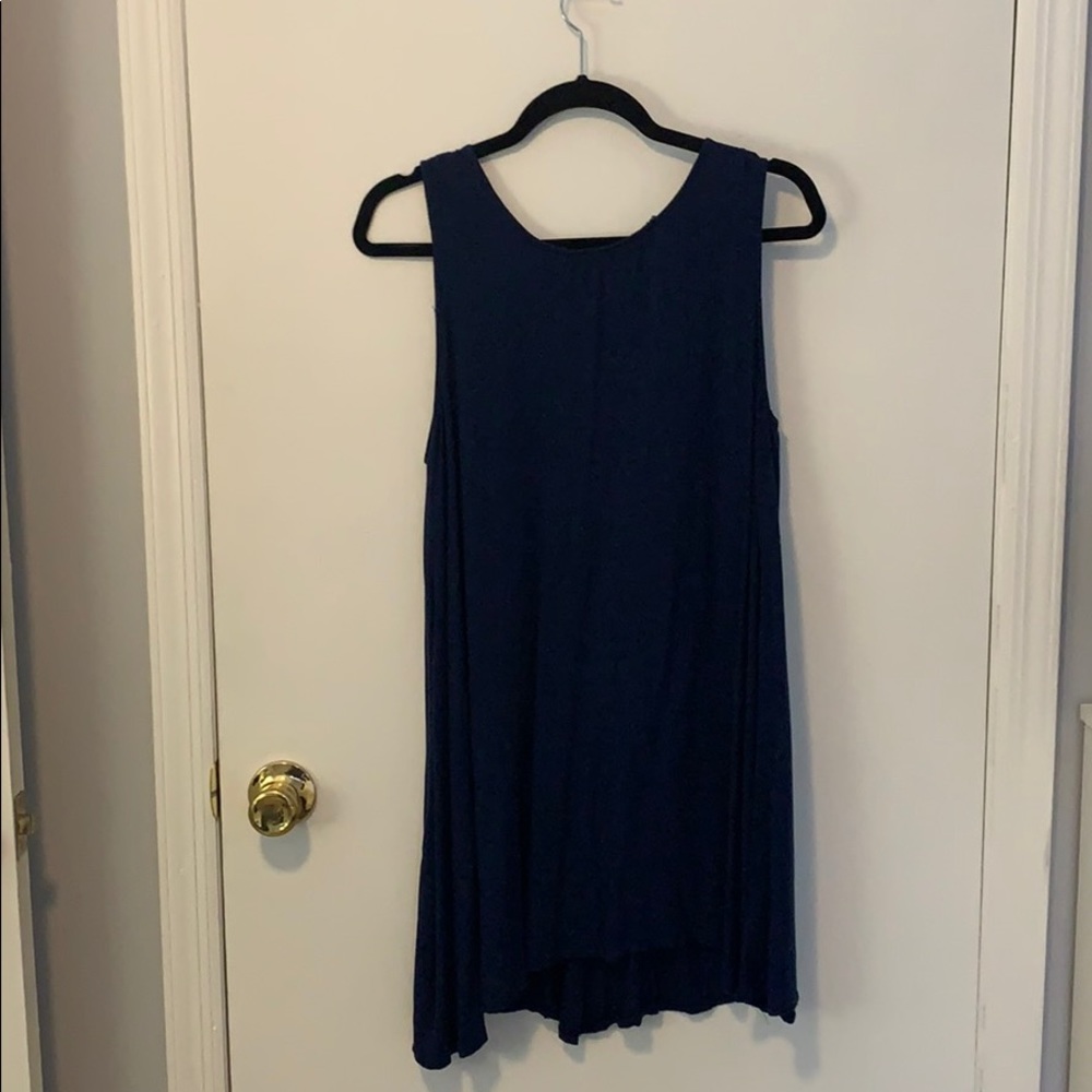 Navy sheath dress